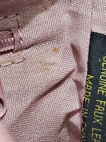 Cartera corsé vintage de cuero sintético rosa Gianini con bolso de mano de encaje negro sin asas con cremallera - Imagen 16 de 16