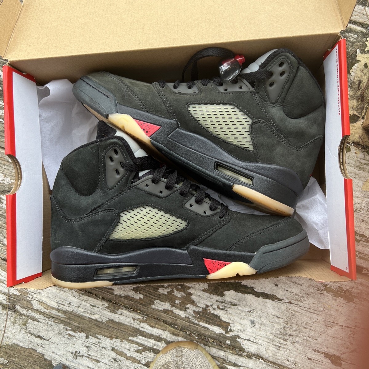 Size 9.5 - Air Jordan 5 Retro GORE-TEX Off-Noir W | eBay