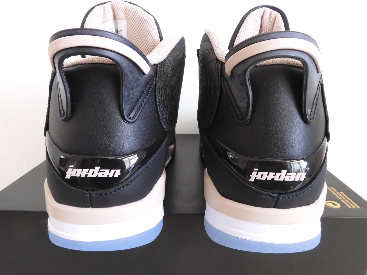 NIKE AIR JORDAN DUB ZERO BLACK-FOSSIL STONE-WHITE SZ 10