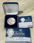 H.M QUEEN ELIZABETH II 80TH BIRTHDAY 21-4-2006  1oz SILVER PROOF COIN,  4751