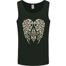 Angel Skull Wings Motorcycle Biker Mens Vest Tank Top