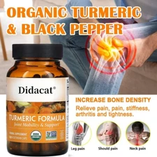 Turmeric For Joint Mobility Increase Bone Density Relief Shoulder Neck Pain 120