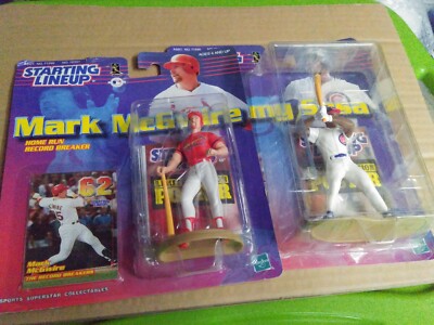 1999 Sammy Sosa & Mark McGwire Home Run Special Edition Starting Lineup Sealed 