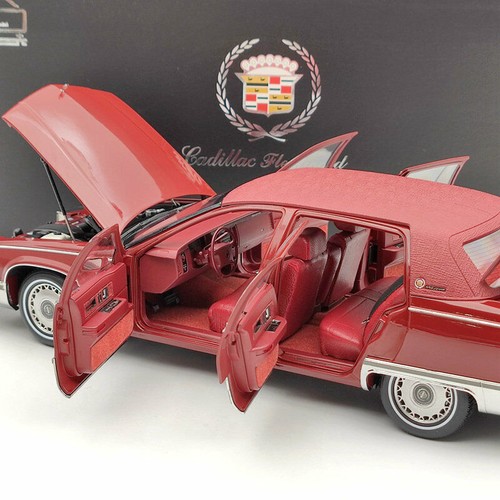 GM 1:18 1993 Cadillac Fleetwood Sedan Wine Red Diecast Models Edition Collection - Picture 8 of 12