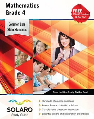 Common Core Study Guides: Common Core English Mathematics Grade 4 : SOLARO