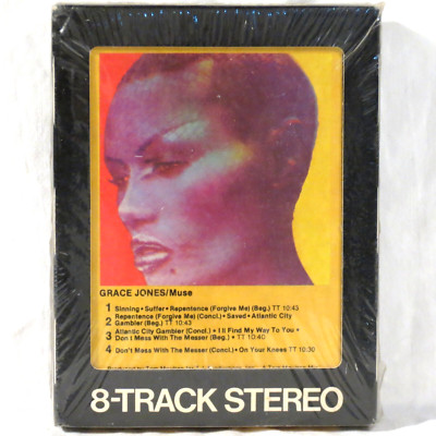 GRACE JONES    Muse   RARE 1979 1st US Island label 8TR SEALED