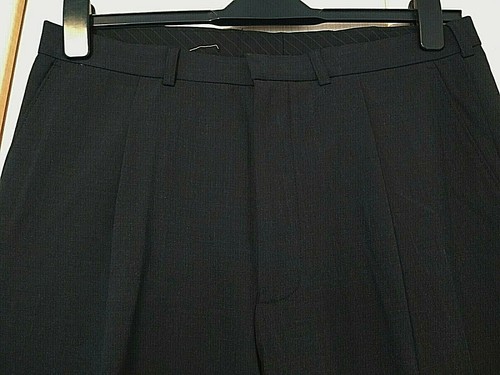 BNWT Men's M\u0026S charcoal grey wool mix 