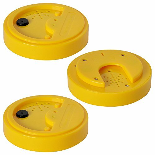 Talking Tins, Registratore vocale, Giallo, 20 secondi, confezione da 3 (d1F)
