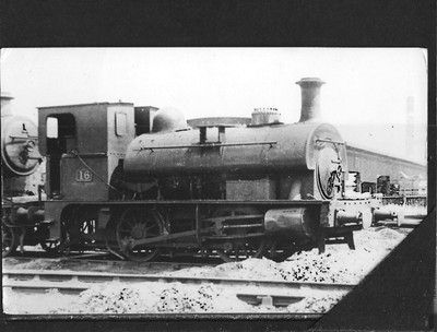 LMS / N.C.C. - 0-4-0ST NO.  16 @ BELFAST - 1938 - IRISH RAIL PHOTO #46
