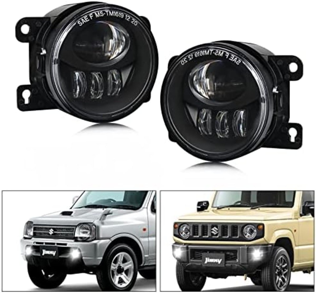 For Suzuki Jimny JB23W JB64 Sierra JB43W JB74 LED Fog Lights Unit
