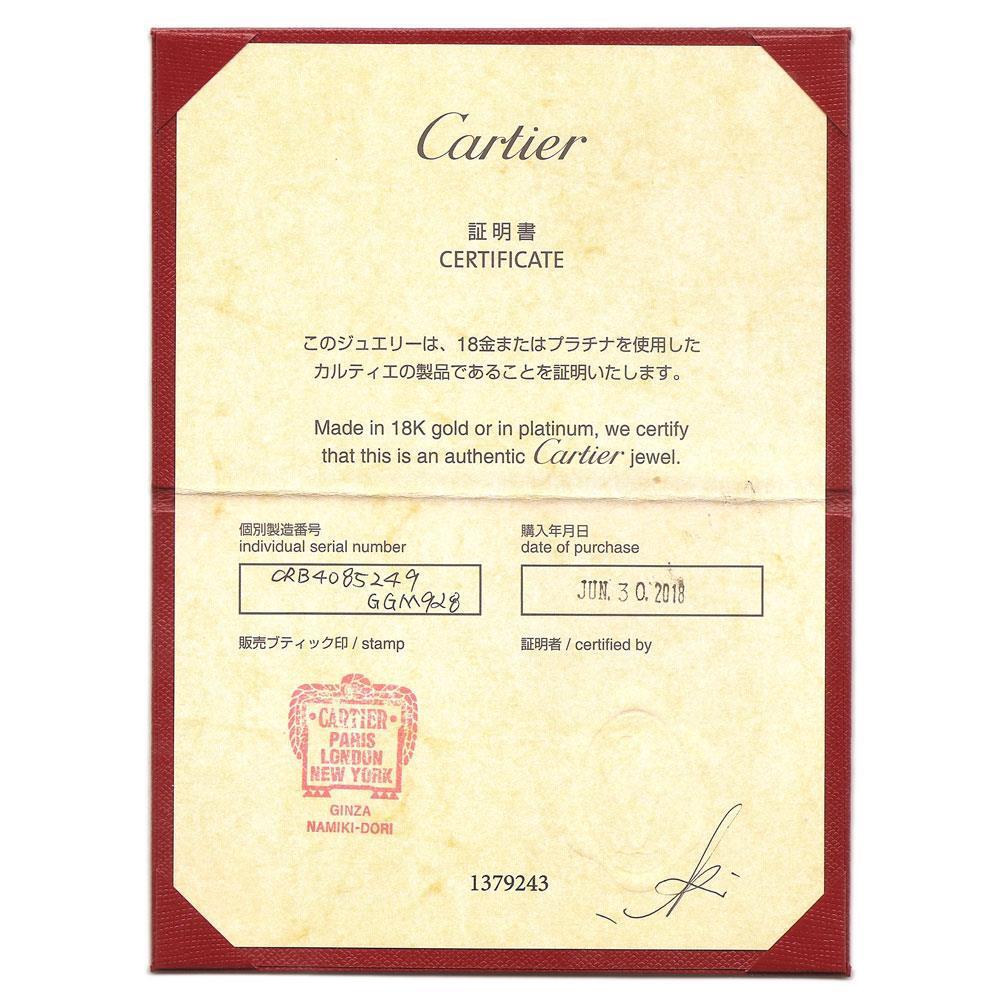 Cartier Mini Love Band 18k Rose Gold Screw Motifs Size 49-US 5 w