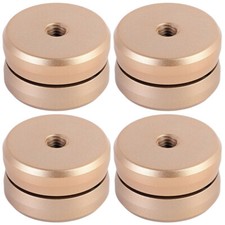 4pcs Aluminum Alloy Speaker Spike Pad Amplifier Ball Shockproof Isolation Stand