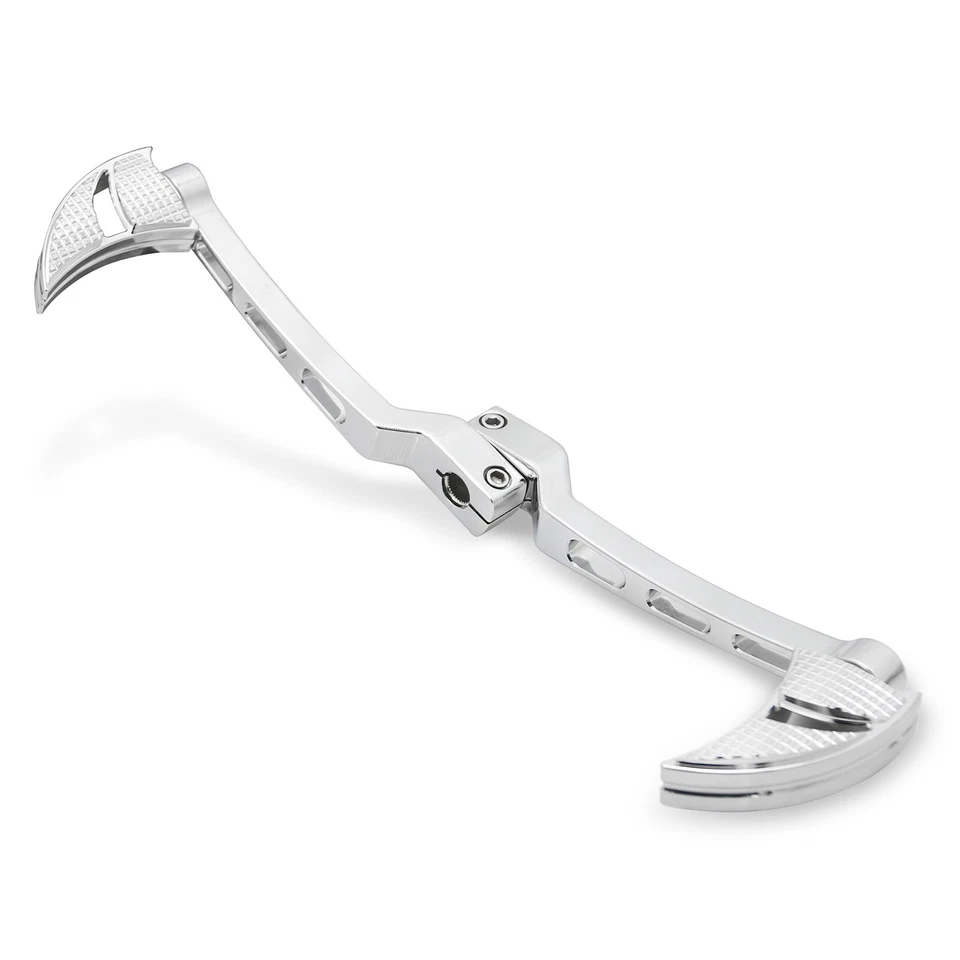 Chrome Blade Brake Arm Heel Toe Shifter Levers Pegs For Harley Touring FLH 08-13 Foto 4 de 4