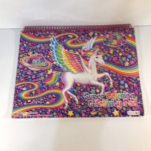 Lisa Frank Super Coloring & Activity Over 60 Stickers Never Used 14