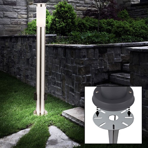 Außenstehlampe Wegeleuchte Gartenlampe Steckdose LED Terrassenlampe Erdspieß - Bild 4 von 12