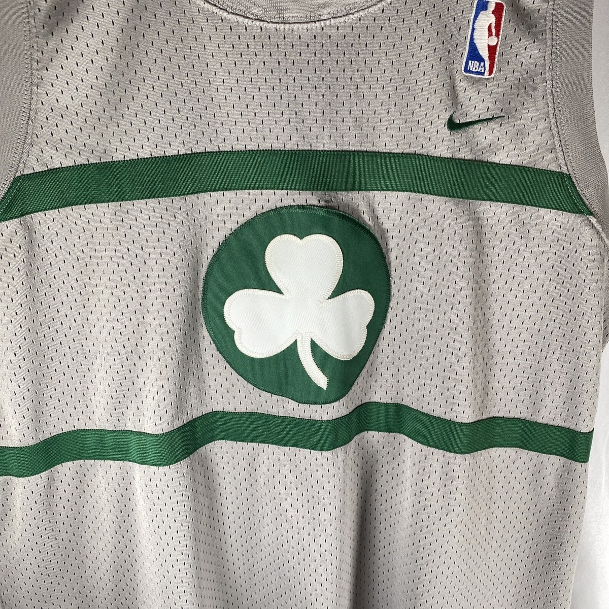Nike Celtics Pierce 34 Jersey Size Large +2 NBA Grey