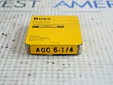 BUSS AGC 6 1/4 200A 250V AC BOX OF 5 FUSES
