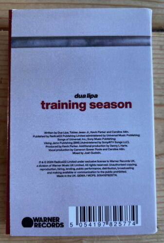 Dua Lipa – Training Season - 2023 Red Cassette Single - New - Picture 3 of 4