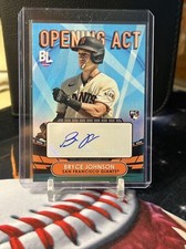 2023 Topps Big League Opening Act Auto Bryce Johnson