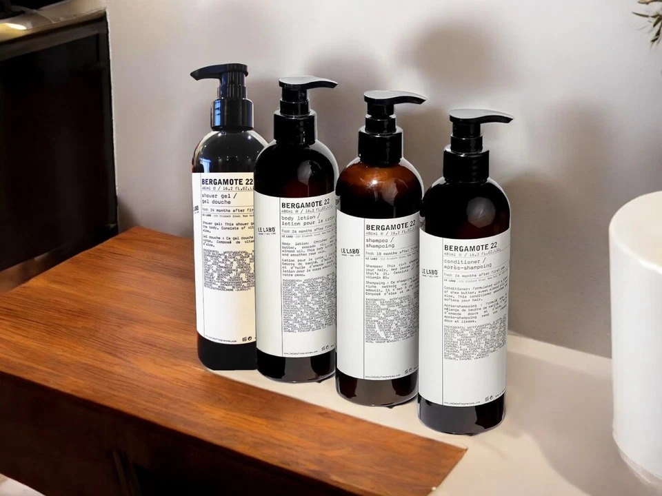 Le Labo Bergamote 22 SET PREMIUM Jumbo Tamaño 4 x 16,2 fl (480 ml) [¡NUEVO!] Foto 4 de 4
