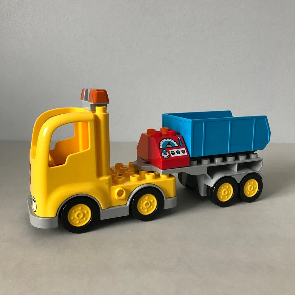 Lego Duplo 10813 Gran Sitio de Construcción 100% Juego Completo Camión Grúa Bulldozer Foto 2 de 4