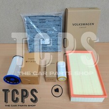 FITS VW CADDY 2.0 TDI MK4 15-20 FULL SERVICE KIT GENUINE FILTERS NEW