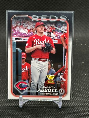 2024 Topps Update Andrew Abbott ROOKIE #US304 - Cincinnati Reds