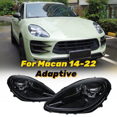 LED Scheinwerfer für Porsche Macan 2014-22 Adaptive Laser Animation Scheinwerfer