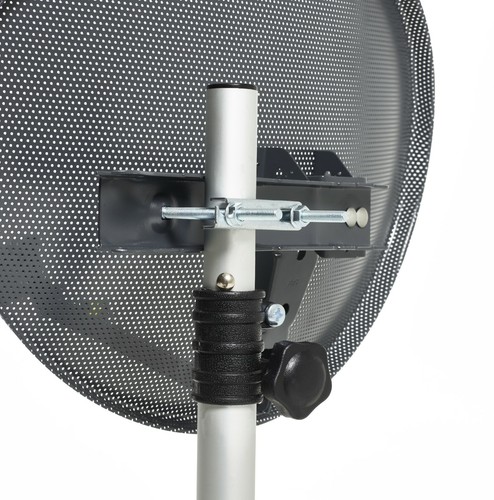 60cm Zone 1 Satellite Dish For Sky HD + Quad LNB & Tripod + 10m Twin Coax Cable - Afbeelding 4 van 13