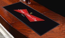 Vatertag Red Label Schwarz Barmatte Tolle Geschenkidee L&S Aufdr&uuml;cke Geschenk
