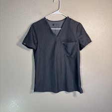 Figs Scrub Top Womens XS Technical Collection Gray Catarina FW1000 Shirt