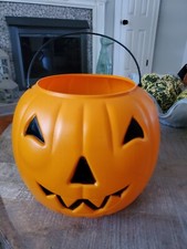 Vintage General Plastics Blow Mold Pumpkin. Made In USA G1