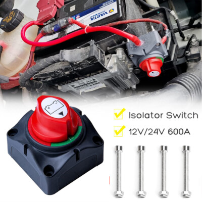 200A Auto Batterie Trennschalter Hauptschalter Stromschalter 12-24V-50V Boot LKW