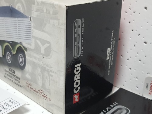 Corgi 1/50 Arthur R Duckett 8 Wheel Guy Tipper Lorry Cert Mirrors Boxed - Picture 13 of 14