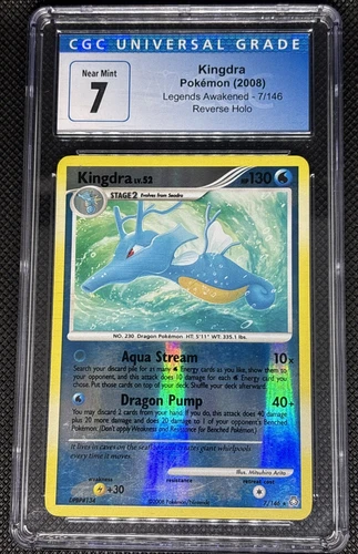 2008 Kingdra 7/146 Reverse holo CGC 7