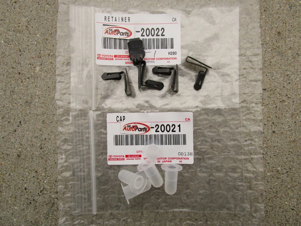 78 - 81 TOYOTA CELICA INTERIOR DOOR PANEL TRIM RETAINER CLIP SET OF 5 NEW - Image 4 of 4