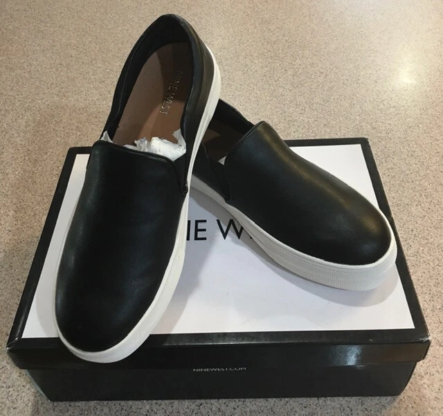 VANS Furgoni slip on neri da donna Nine West nuovi Alangd taglia 8M