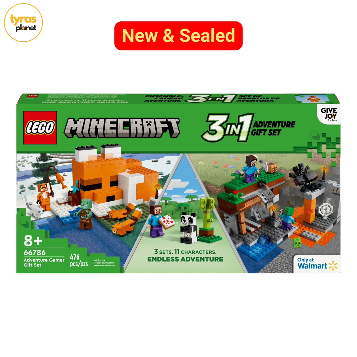 LEGO 66786 Minecraft 3 IN 1 Adventure Gamer Gift Set NEW SEALED | eBay