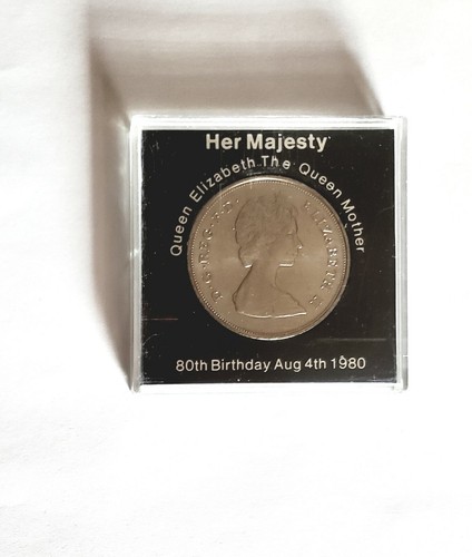 Sammlermünze 80. Geburtstag Queen Elizabeth The Queen Mother – Limitierte Auflage, Royal Mint 1980