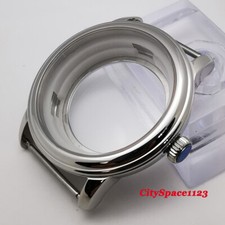 40mm stainless steel sapphire glass watch case fit NH35 NH36 NH34 movement