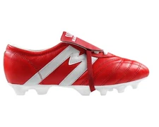 Soccer Cleats Manriquez MID SX Red White Genuine Leather Adult