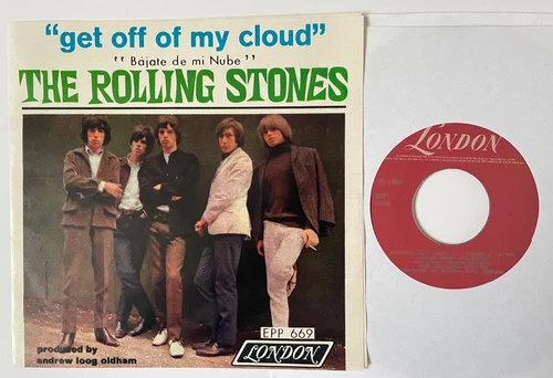The Rolling Stones: 1965 Mexico London PS EP: Get Off Of My Cloud +3 _EX+/NM