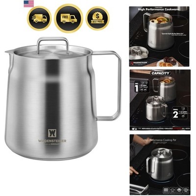 Stainless Steel Classic Tea Kettle 2.1 Quarts / 2 Liters, Multi-purpose Cooki...
