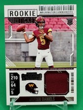 2024 Contenders #RTS-JDS Jayden Daniels Rookie Ticket Swatches RC ☘️266