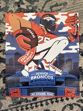 Broncos NFL Divisional Round Broncos vs. Bills, January 17, 2026 Game Day Poster Broncos NFL Divisional Round Broncos vs. Bills, January 17, 2026 Game Day Poster