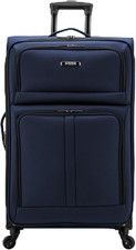 Anzio Softside Expandable Luggage With Spinner Wheels Navy 30-inch Large Anzio Softside Expandable Luggage With Spinner Wheels Navy 30-inch Large