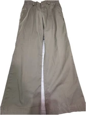 5.11 Tactical Series Pants Mens 32 W 34 L Measured Khaki Zippered Side Pockets