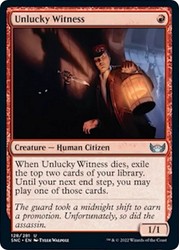 Unlucky Witness 128/281 Foil Streets of New Capenna