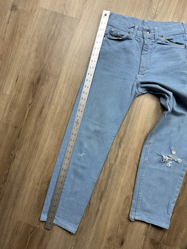 1950’s Ranchcraft Youth Boys Selvedge Denim Jeans Size 25 Gripper Zipper - Picture 11 of 13