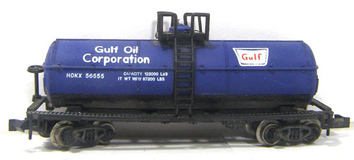 Coche cisterna Mehano modelo escala N RR Gulf Oil Corp HDKX 56555 Yugoslavia VSI | Zustand: Used